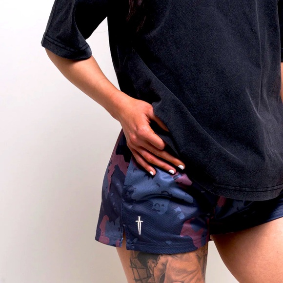 Women’s Chip Camo Mesh Short- Dark Ridge - Picture 6 of 7